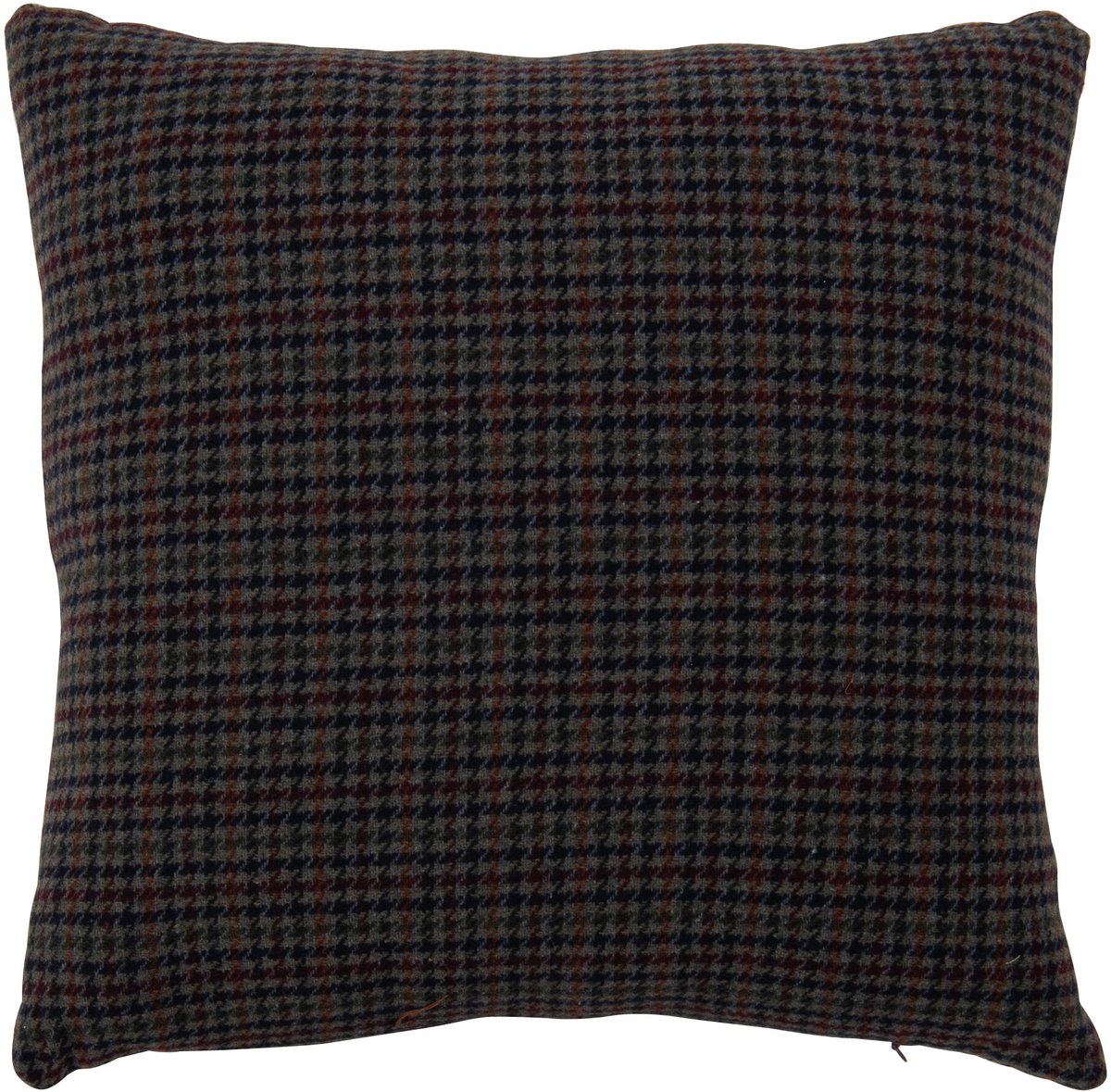 J-Line Kussen met ruitmotief - polyester - multikleur