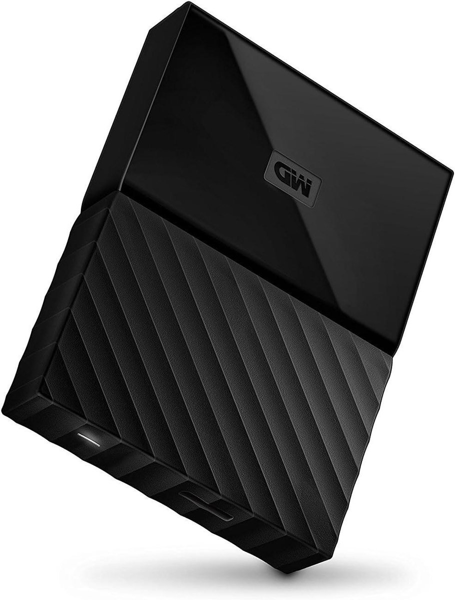Externe Harde Schijf - Mobiele Opslag - Bestanden Opslaan - Hardware Encryptie - 2 TB - Zwart