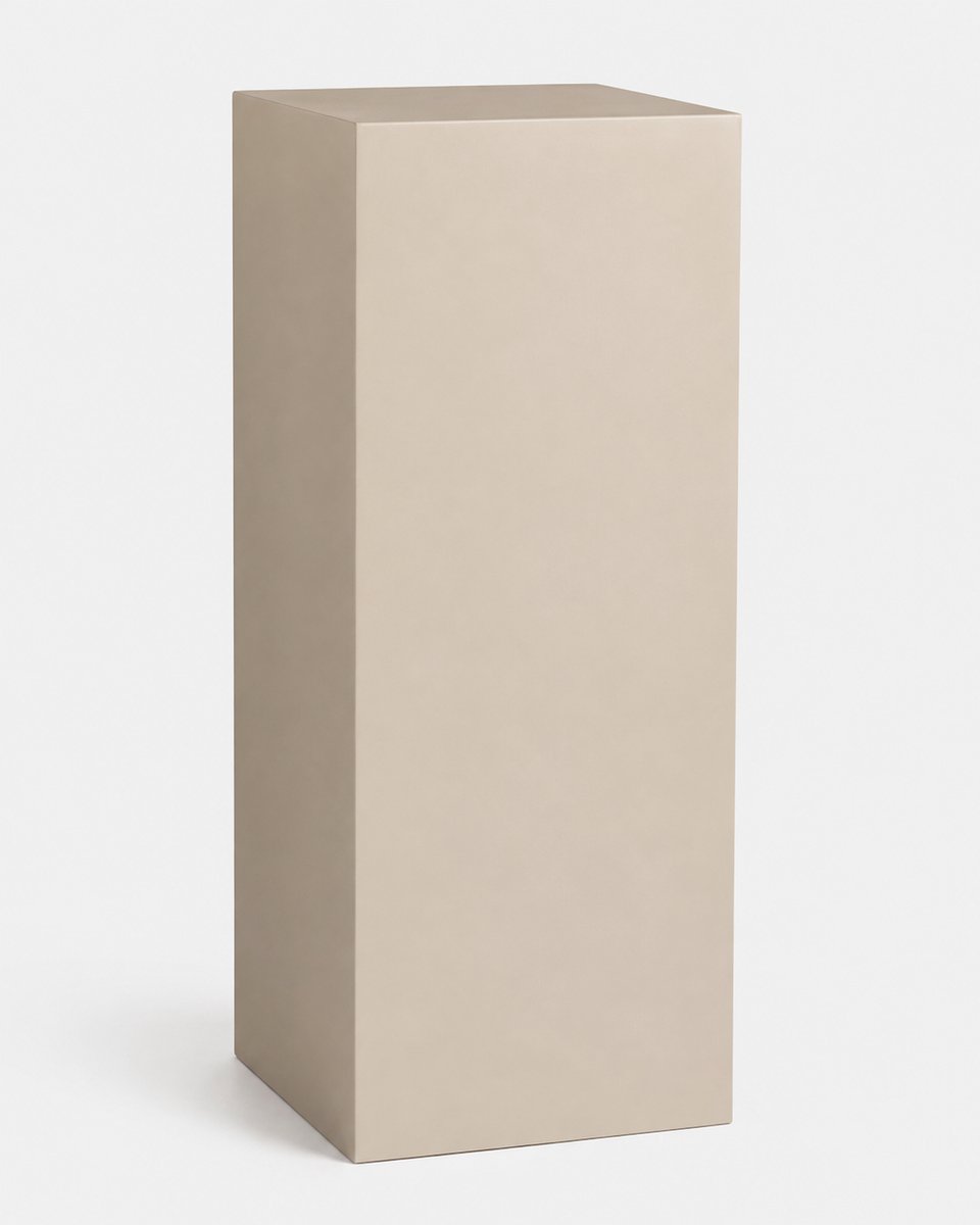 Zuil - Beige - 30 x 30 x 80 cm (lxbxh)