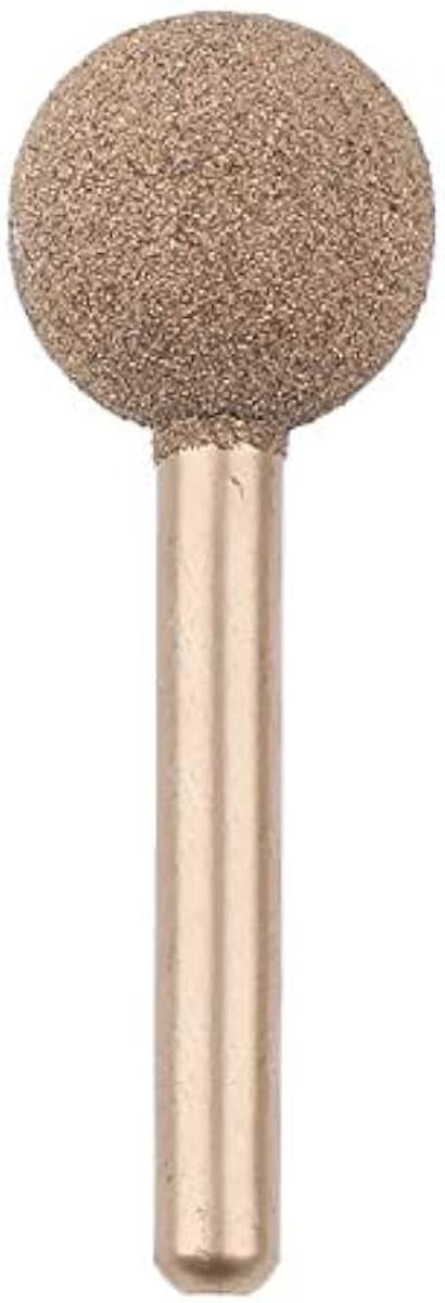 6 MM schacht marmer slijpen rand router bit gesoldeerd diamant roterende braam snijwerk peeling tool voor jade steen beton keramische -12MM-100 #