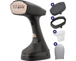 Falista® - Kledingstomer - Stoomapparaat met 2 opzetborstels- Krachtige Handstomer voor Kleding en Meubilair - Opvouwbaar Design - Steamer - snel warm - lange snoer - inclusief warmtebestendige handschoen - 1800W