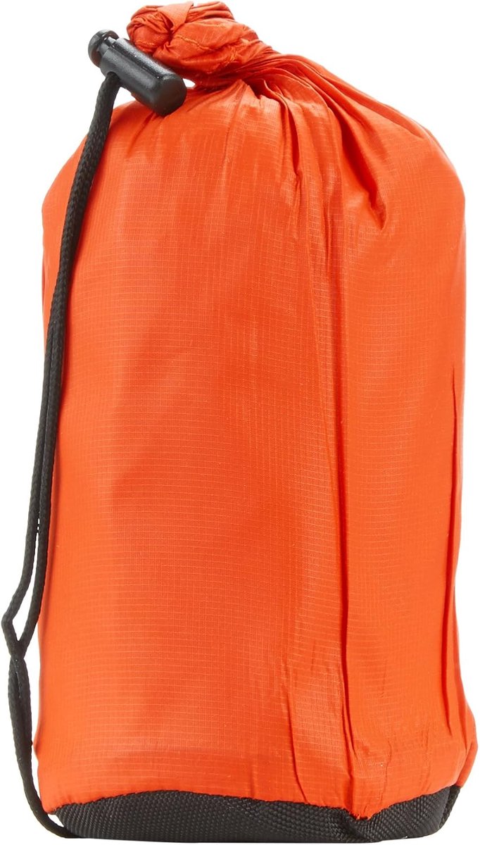 Nood Slaapzak - Bivakzak Dubbel - Outdoor Overleven - Warmte Reflecterend - 213 x 152 cm - Rood — afbeelding 2