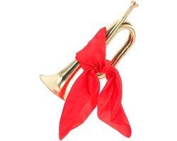 Bugel Trompet - Signaalhoorn Koperblaasinstrument - Muziek Maken - Comfortabele Grip - 305 cm - Goud