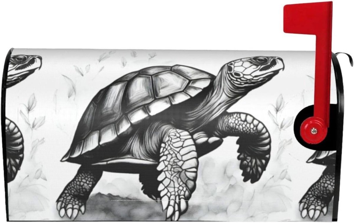 Brievenbus Cover - Brievenbus Decoratie - Buiten Aankleden - Magnetische Bevestiging - Standaard Maat - Zwart