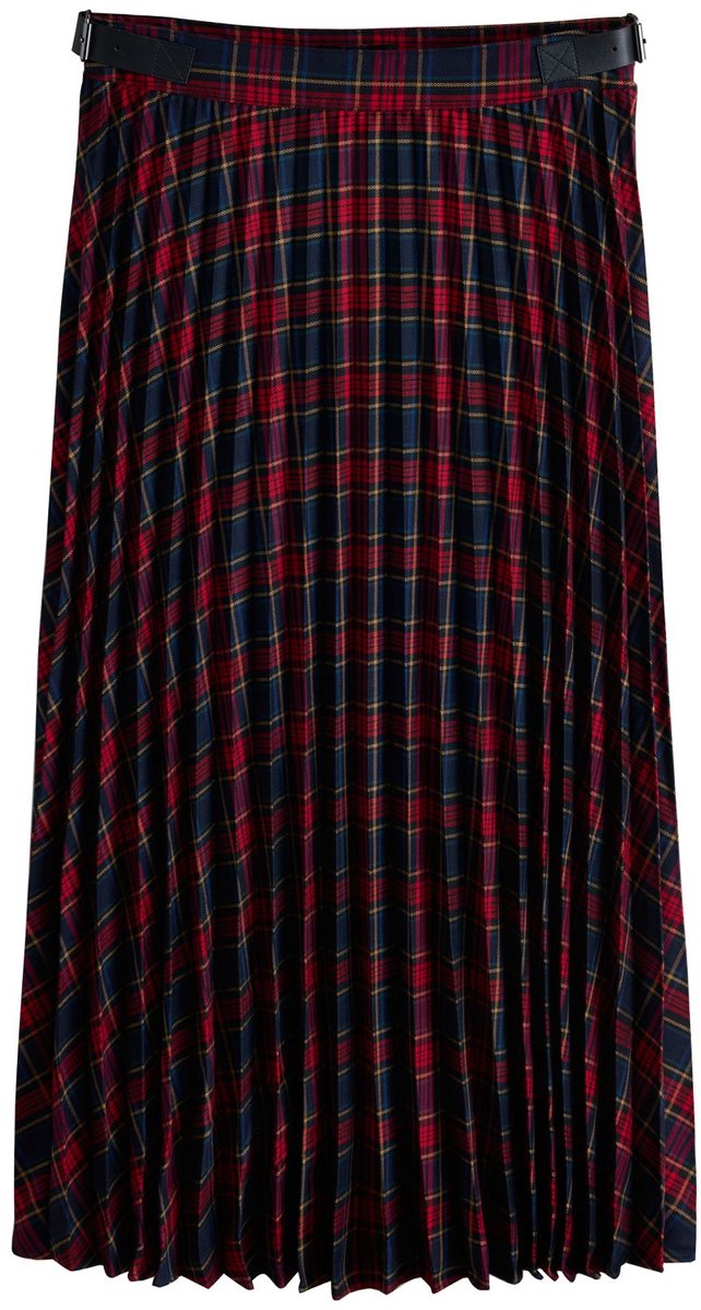 Next - Dames - Geplooide midi-rok - Rood