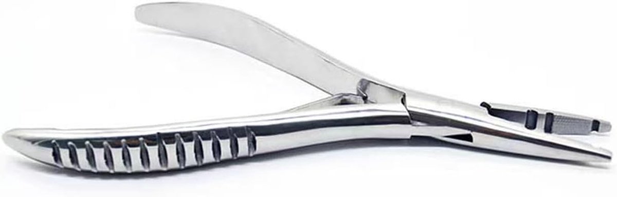 Haarverlenging Tang - Styling Gereedschap - Haar Stylen - Roestvrij Staal - 1 Stuk - Zilver