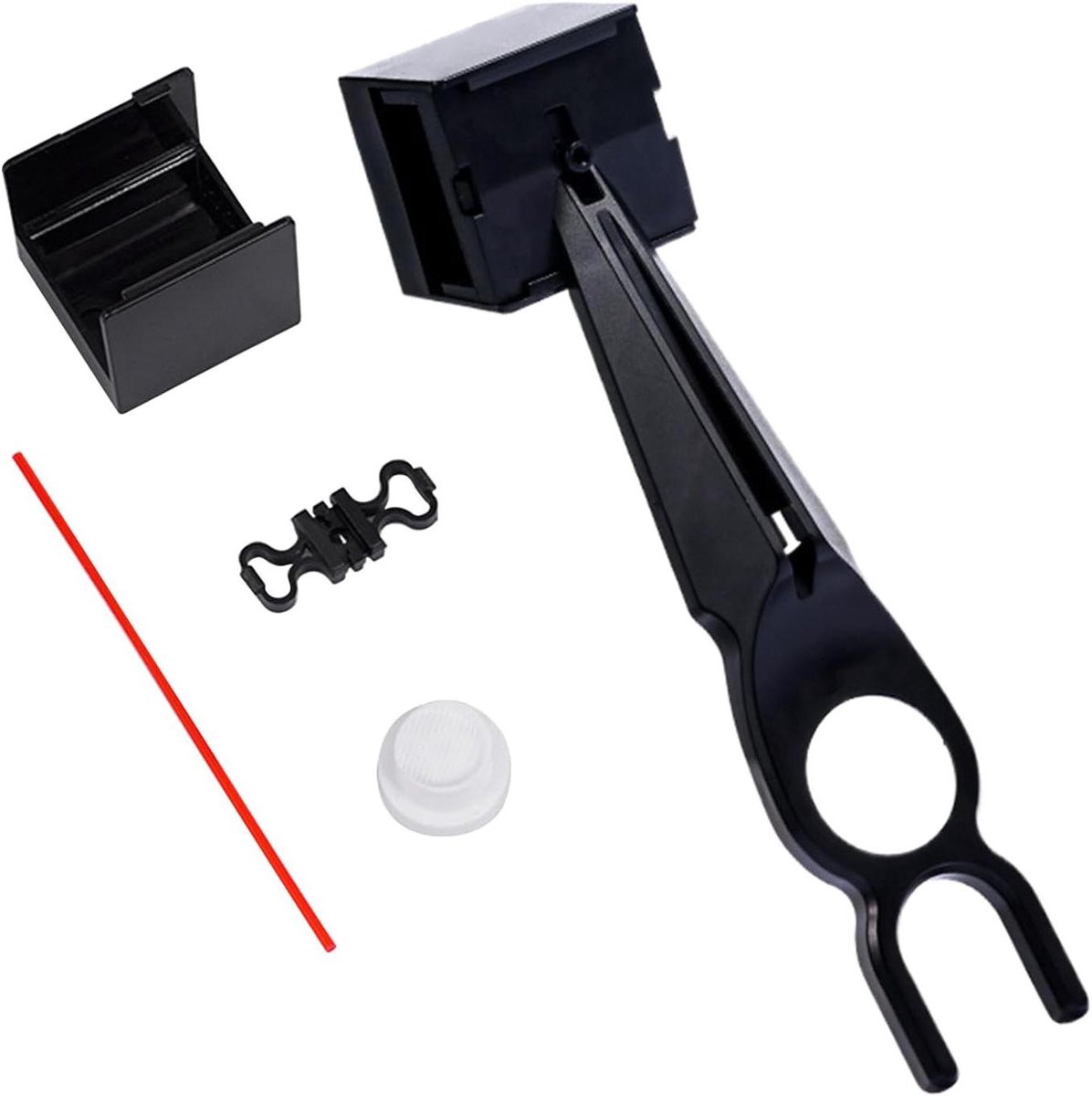 Kettingolie Smeersysteem - Motorfiets Onderhoud - Ketting Smeren - Eenvoudige Montage - 14.3 cm - Zwart