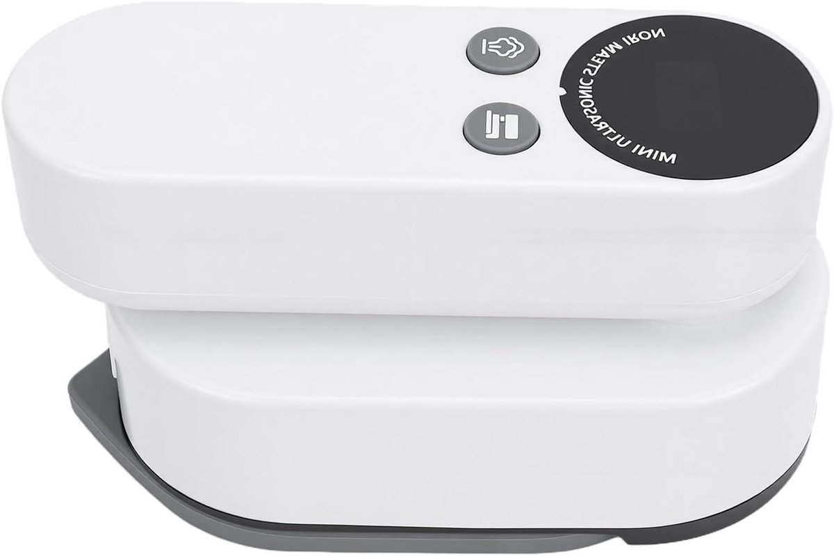 Draadloos Handstrijkijzer - Stoomstrijkijzer Reisstrijkijzer - Kreukvrij Maken - Snel Opwarmend - 600 gram - Wit