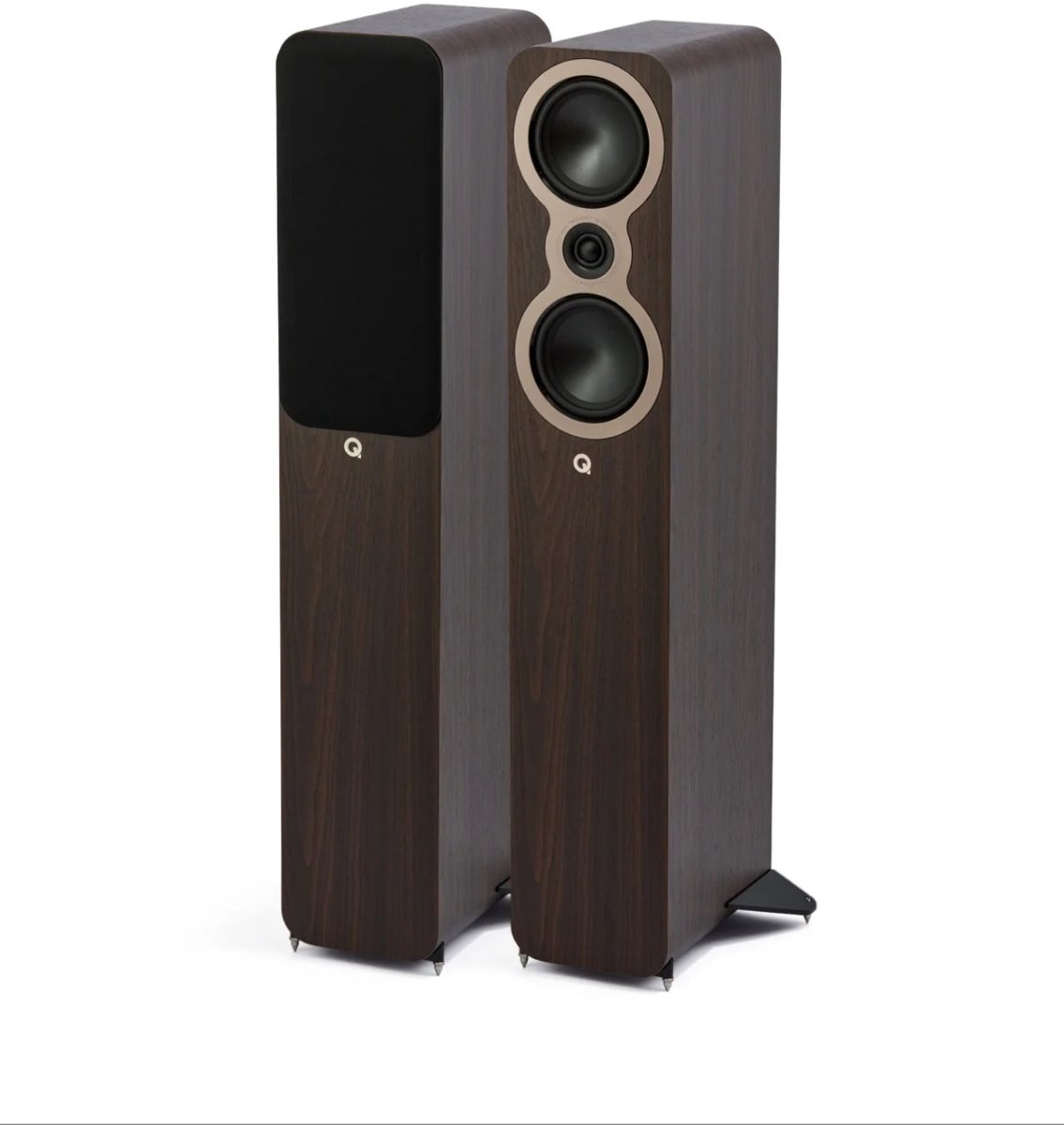 Q Acoustics 3040c - Vloerstaande Luidspreker - Walnoot