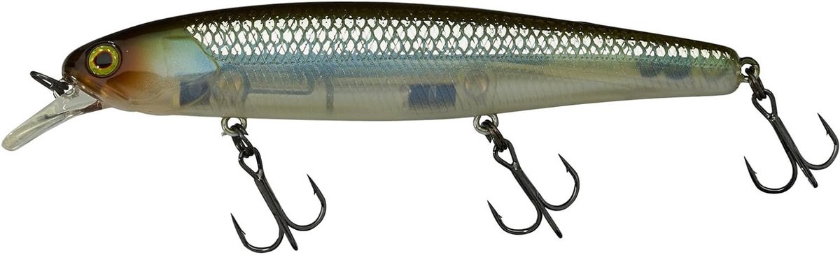 Roofvis Wobbler - Kunstaas Vis Aas - Roofvissen Vangen - Levendige Rolling Action - 11 cm - HS Ghost Minnow