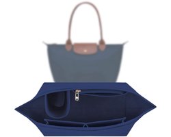 Casalora Bag Organizer Handtas - Tas Organizer, Bag in Bag, Compatibel met Damestassen zoals Longchamp, Marineblauw