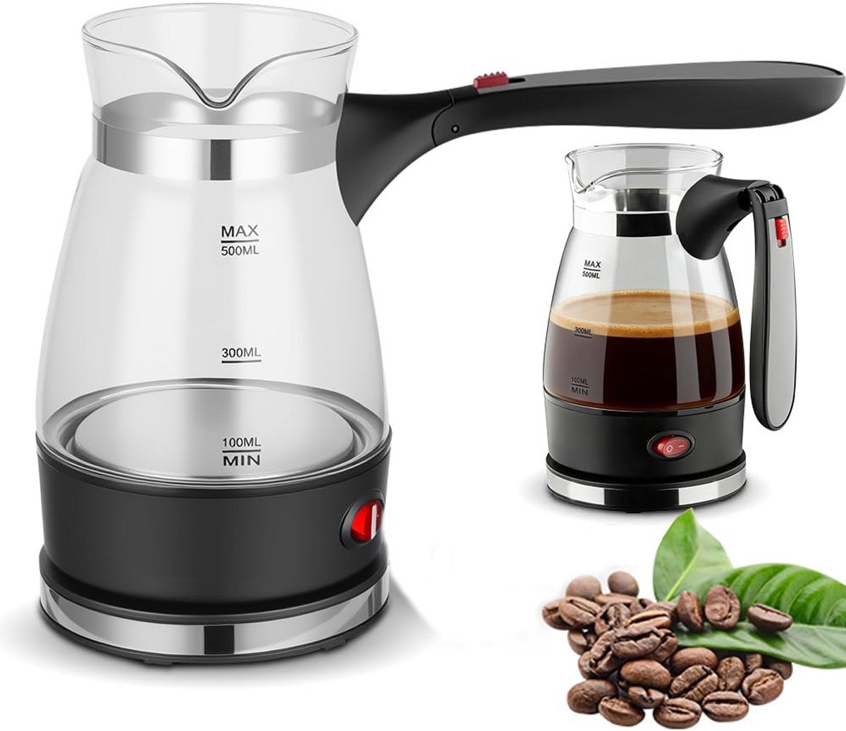 Turkse Koffiezetapparaat - Turkse Koffiekan - Espressomachine - Koffiezetapparaat 500 ml - Voor Turkse Koffie, Espresso en Thee