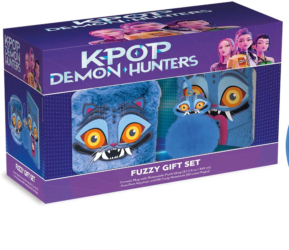 Cyp Brands K-pop Demon Hunters Derpy Set Knuffelbeer Blauw Kinderen