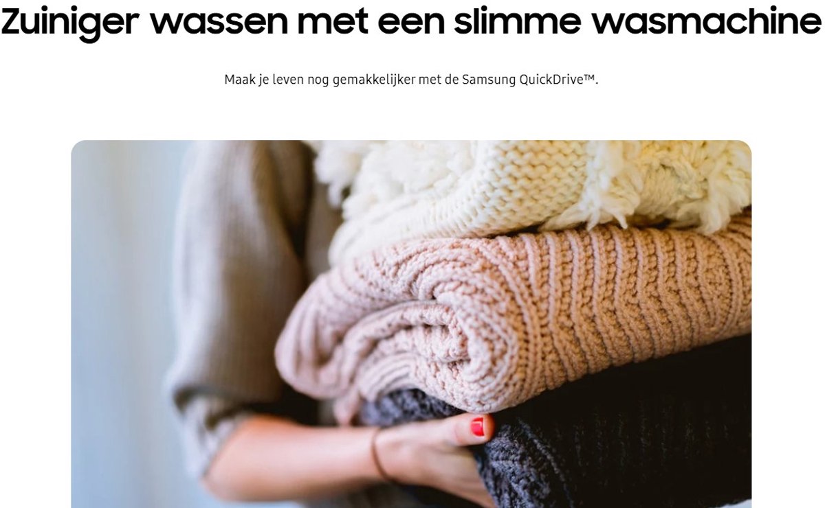 Samsung WW11DG5B25AELE - Wasmachine thumbnail 3