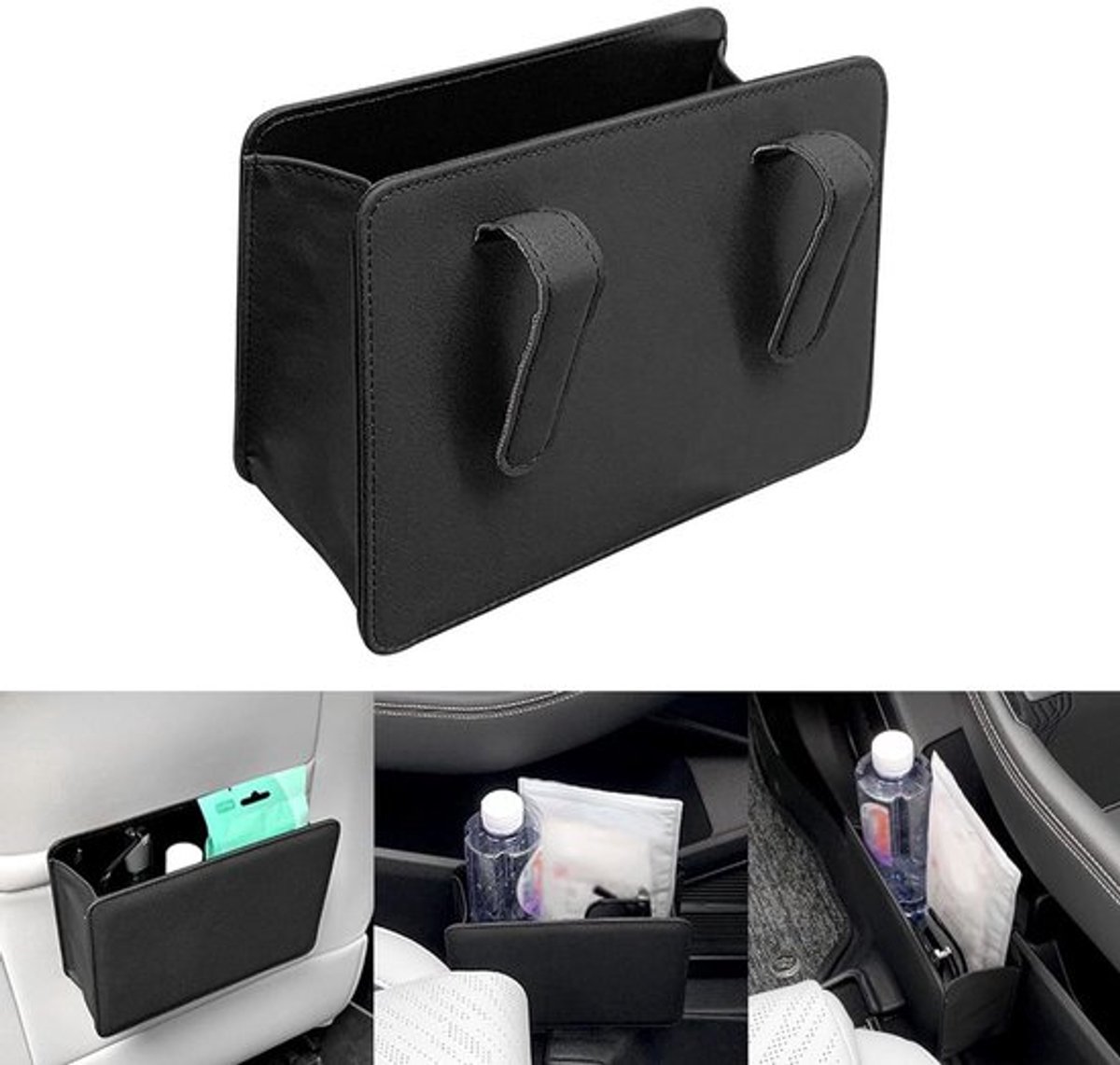 Kleine-afvalemmer-opvouwbaar-waterdichte-afvalemmer-multifunctionele-hangende-opbergdoos-auto-afvalzakken-opslag-en-organisatie- auto-accessoires. .
