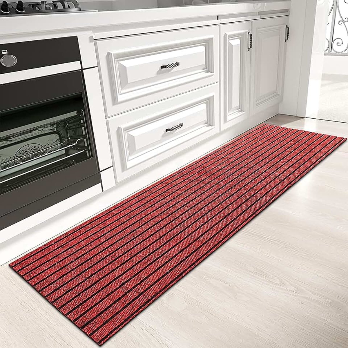 Gekleurde en geometrische tapijt barrière gebied keuken mat met rubberen antislip achterkant is geschikt voor woonkamer gang ingang,50CM*80CM
