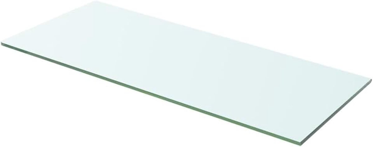Plank, glazen plank, glasplank, glazen plank, badplank, doucheplank, glazen vloer, wandplank, badkamerrek voor badkamer, glas, transparant, 60 cm x 20 cm