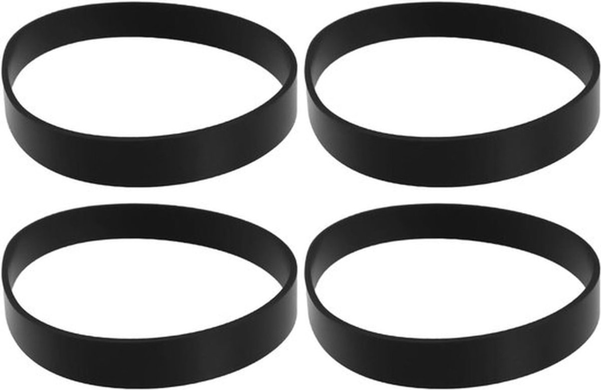 Stofzuiger Riem Vervanging - Stofzuiger - 4 stuks - Compatibel met Elite Empower - Zwart
