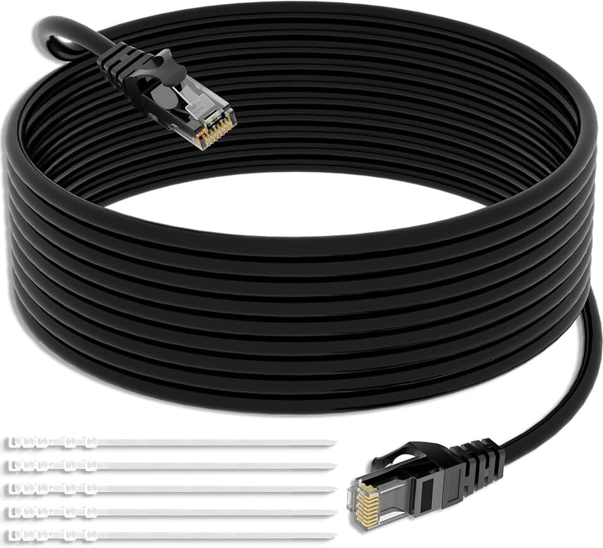 Cat5e High Speed Ethernet patchkabel (1 pak, 20 m)
