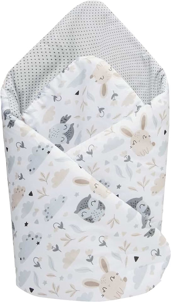 Partners Steekkussen 100% Katoen 75x75cm dubbelzijdig zacht multifunctioneel anti-allergisch voor baby's