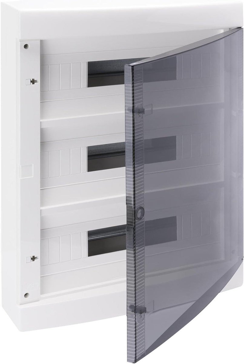 Stoppenkast - Distributie - Elektrische installatie - Eenvoudige montage - 50x50x50 cm - Wit