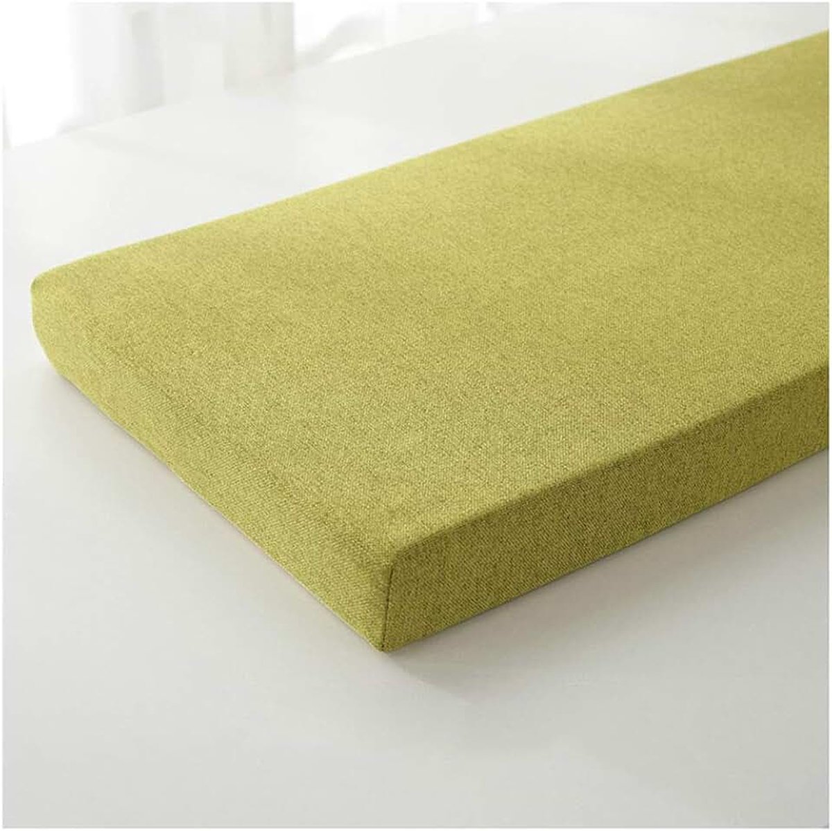 3-zitsbank kussen - luxe tuinbank kussen, afneembare sneldrogende bank kussenhoes tuinbank kussen stoel kussen tuin bank patio pad -G14 gras groen 150×30×3cm (59×12
