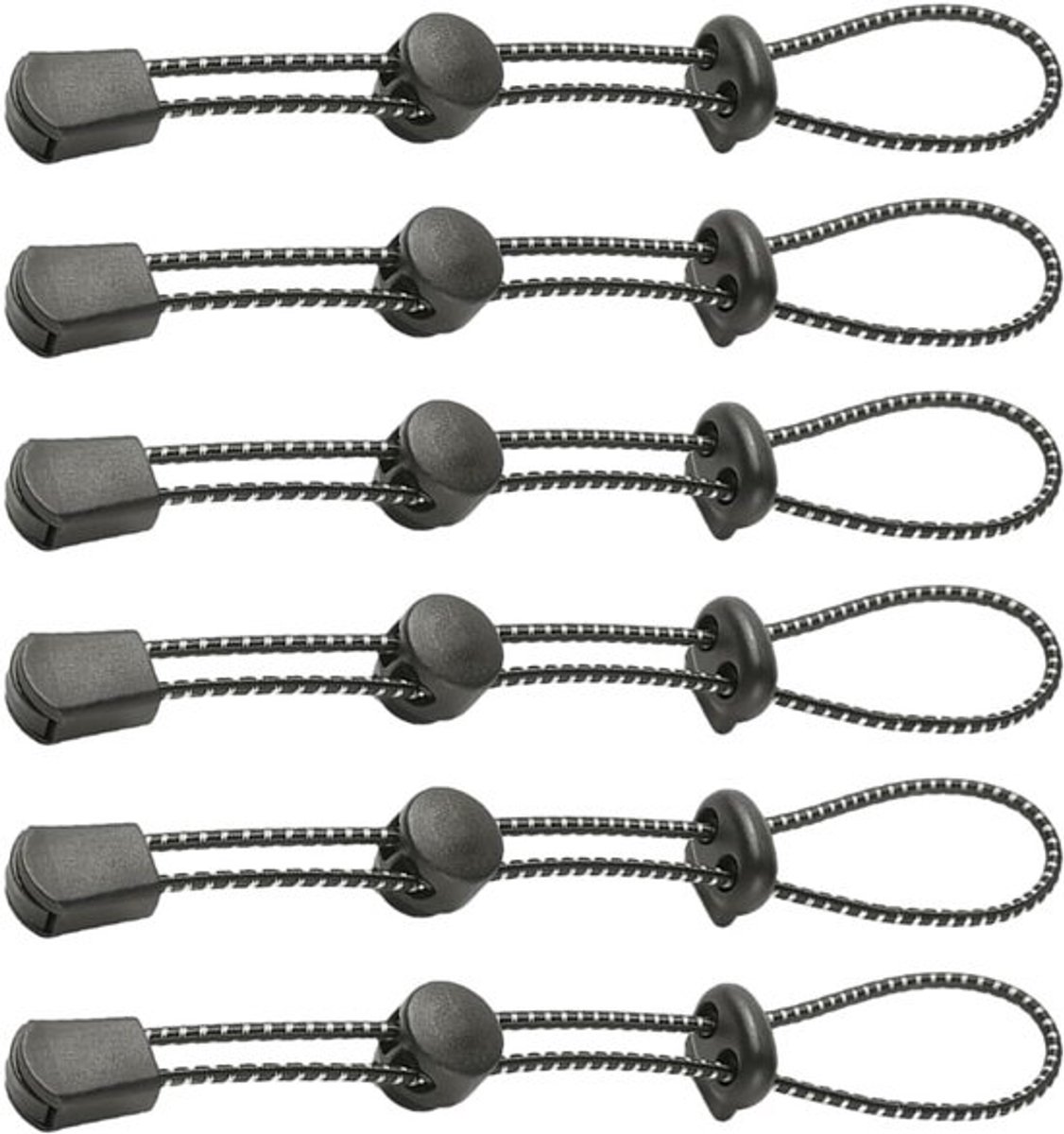6 stuks bungee-koord trekkingstok verstelbaar rugzakaccessoire