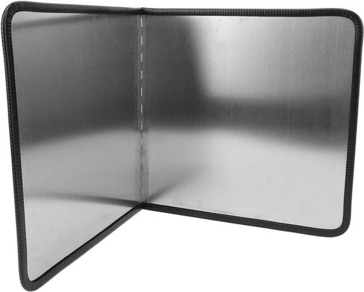 RVS Anti-aanbak Opvouwbare Keuken Backsplash Protector - Spatbeschermer voor Kookplaat - 40x40x30cm - Keukenaccessoire met Handige Vouwfunctie.
