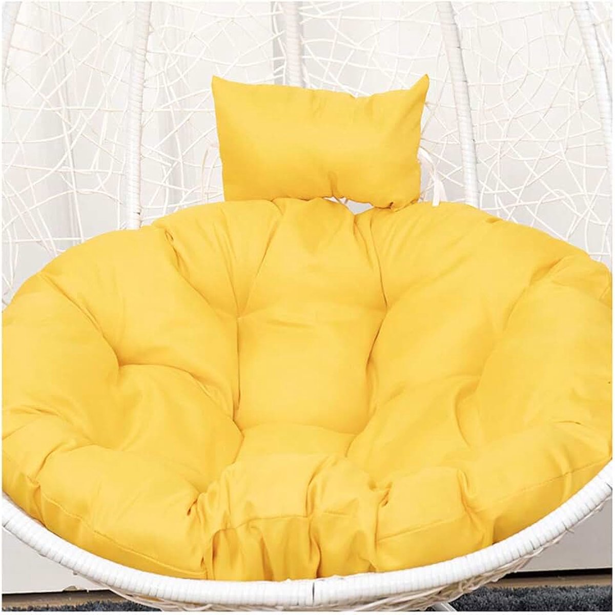 Swing Stoel Pads,ronde overgevulde stoel kussens ei nest stoel kussen Cover niet-slip vervanging opknoping hangmat kussen