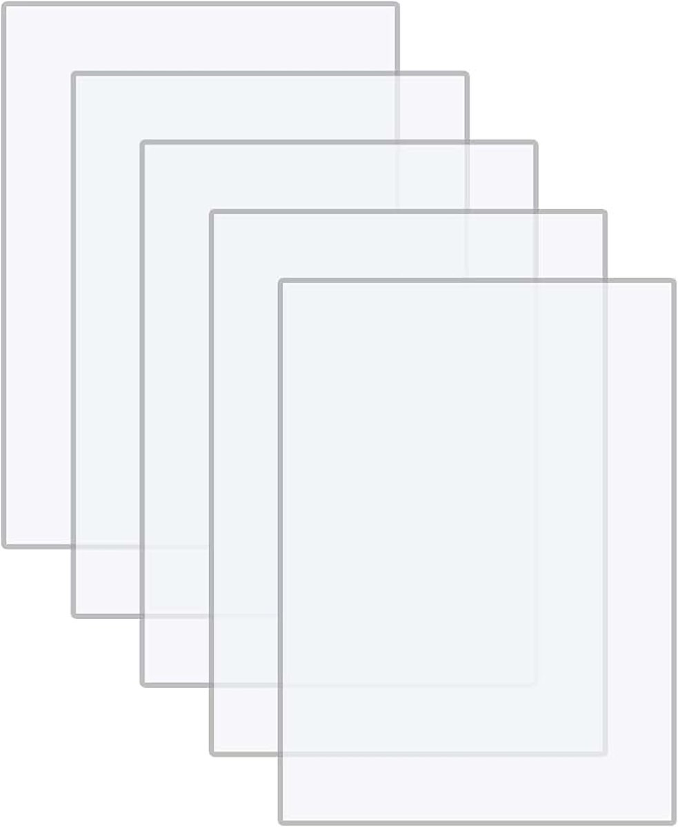 5 Stuks Transparante Clear Acryl Vellen 15x10cm