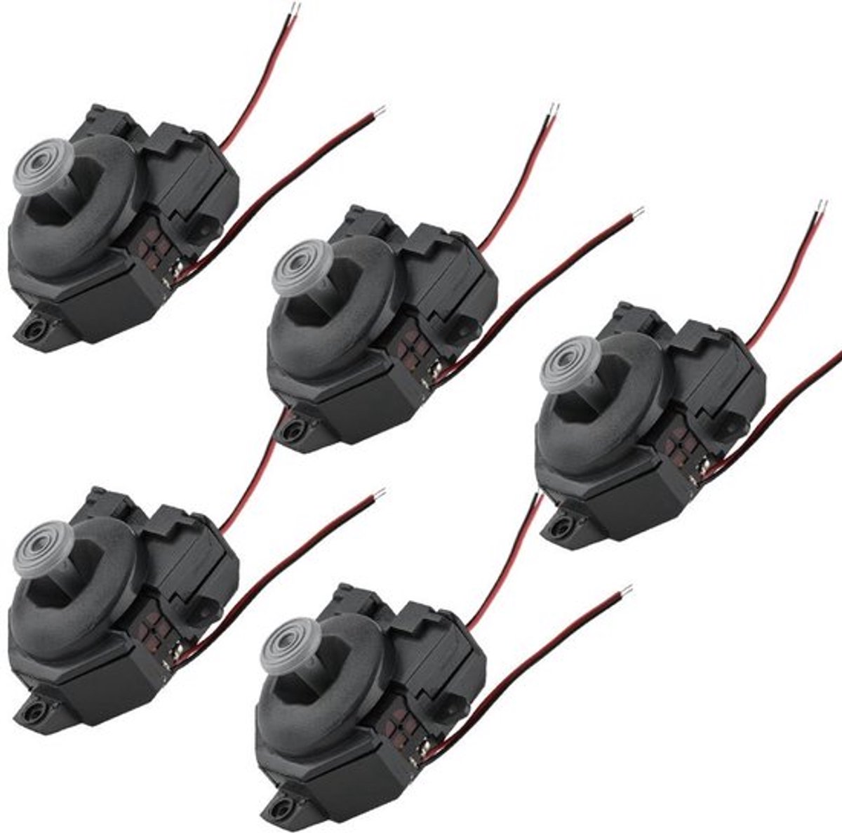 Vervangende thumbsticks - 5-delig - Geschikt voor N64-controller - Duurzaam ABS - Eenvoudig te installeren - Milieuvriendelijk materiaal - Joystick