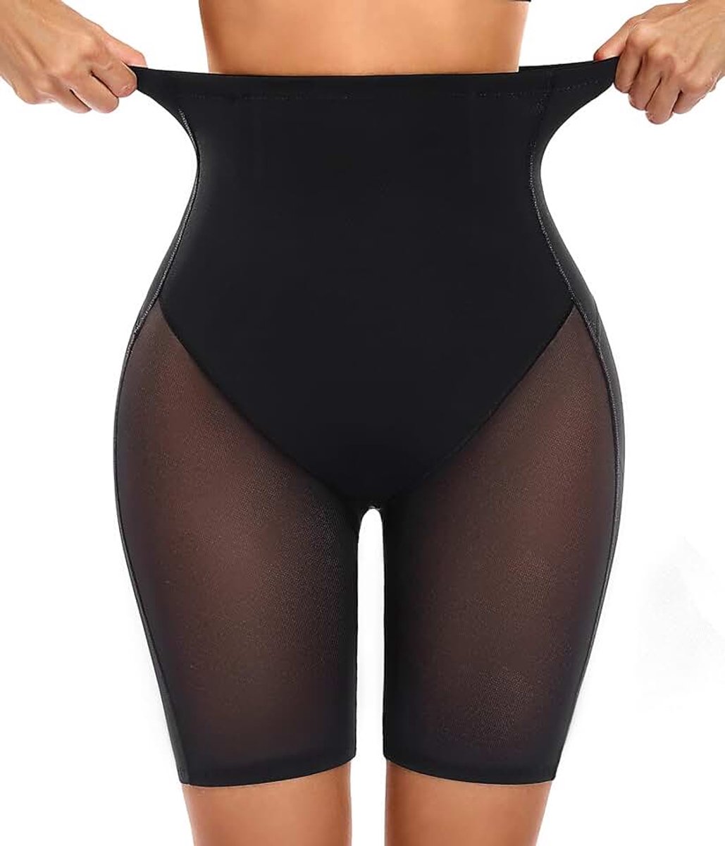 Girl Slankheidsgordel voor dames, hoge taille, ultra-verstevigend, shapewear, vormend, platte buik, buikcontrole, naadloze shorts, onzichtbaar