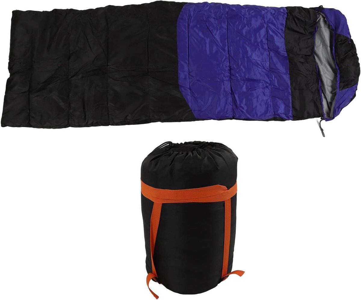 Elektrische Slaapzak - Verwarmde Liner - Buiten Overnachten - Individuele USB Verwarming - 210 x 75 cm - Blauw