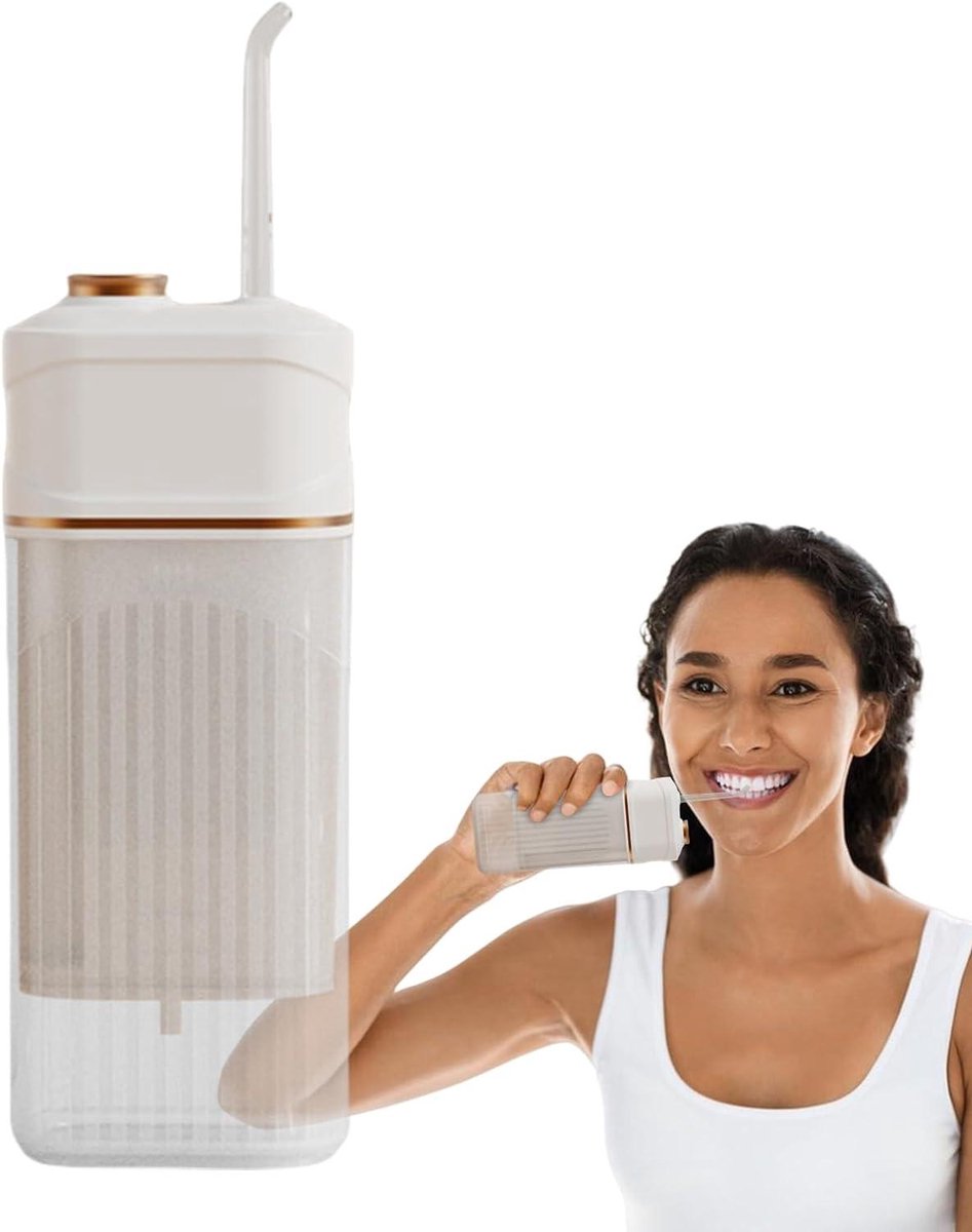 Water Flosser - Tandenreiniger Monddouche - Dagelijkse Mondhygiëne - 3 Reinigingsstanden - 200ml Tank - Wit