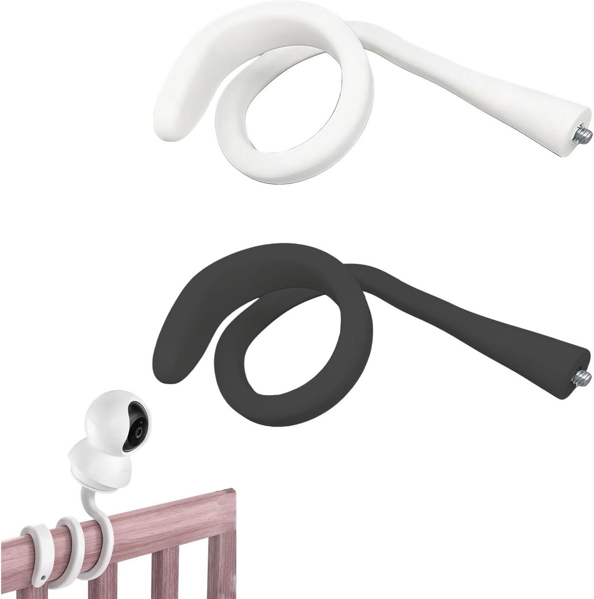 Flexibele Camera Beugel - Babyfoon Houder - Babykamer Bewaken - Duurzaam Siliconen Design - 50 x 2 x 2 cm