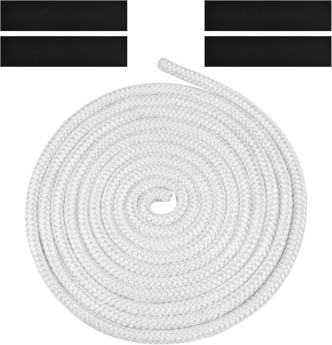 Schoorsteenafdichting 6 mm - Vuurvast glasvezelkoord - Hittebestendig tot 600 °C - Ideaal voor open haarden - SnelShoppen