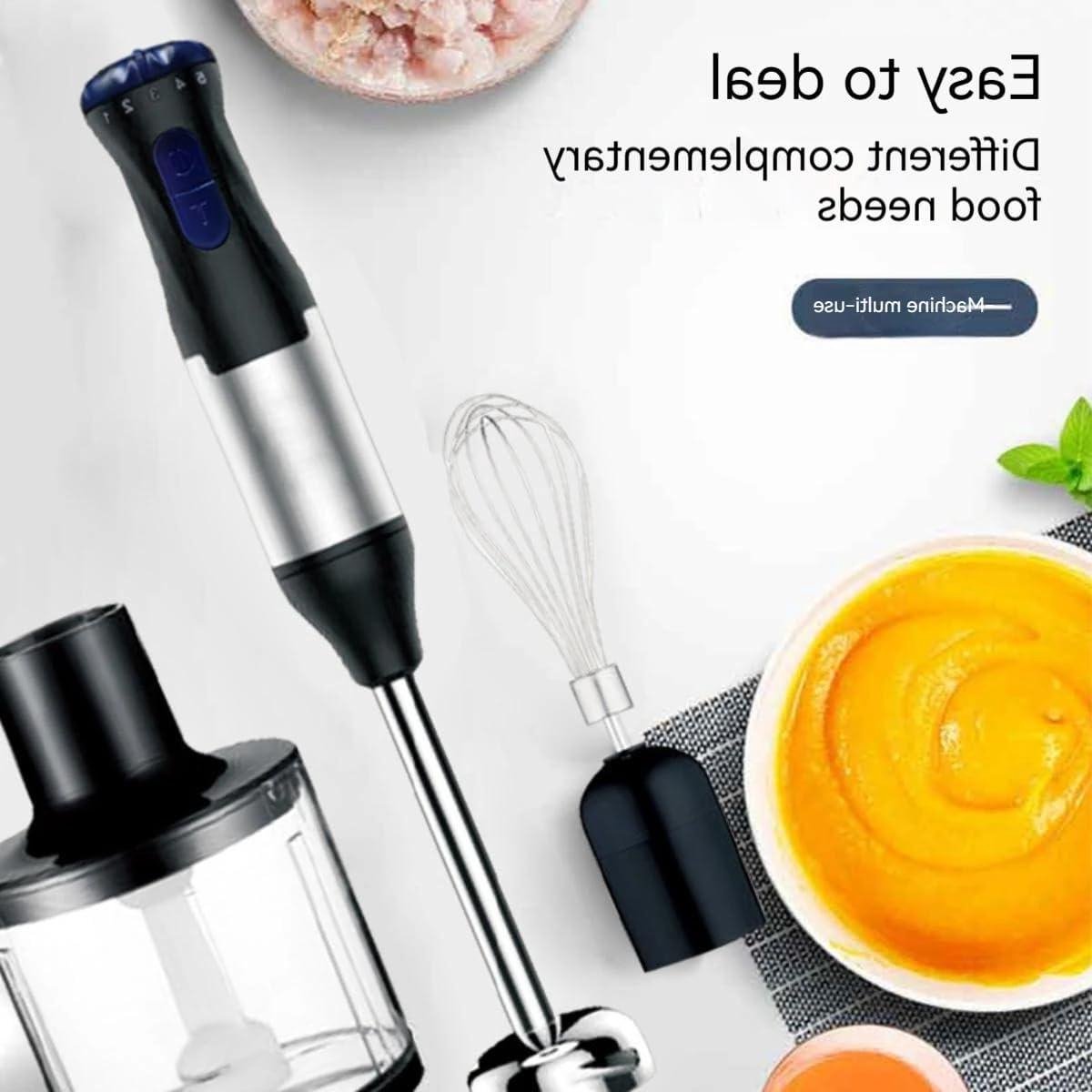 Handmixer Set - Keukenapparaat - Smoothies Maken - 1000W Pure Koper Motor - 500ml & 700ml - Zwart
