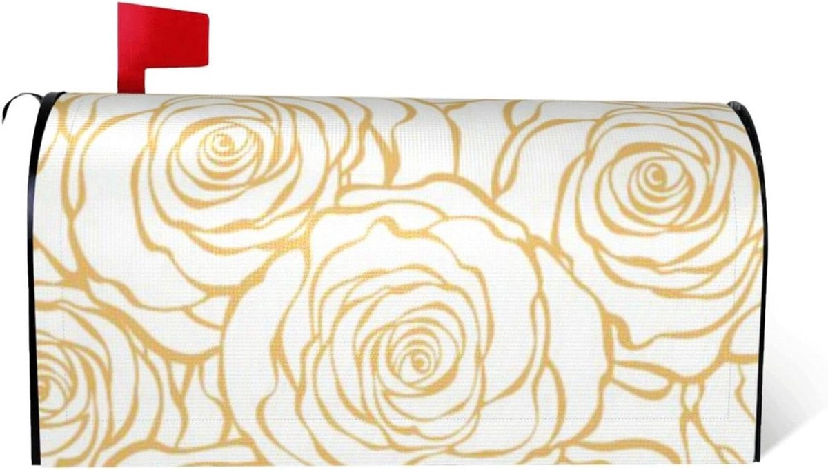 Brievenbus Cover - Posthoes Decoratie - Buiten Decoreren - Waterdicht Oxford Stof - 25.5 x 21 Inch - Zwart
