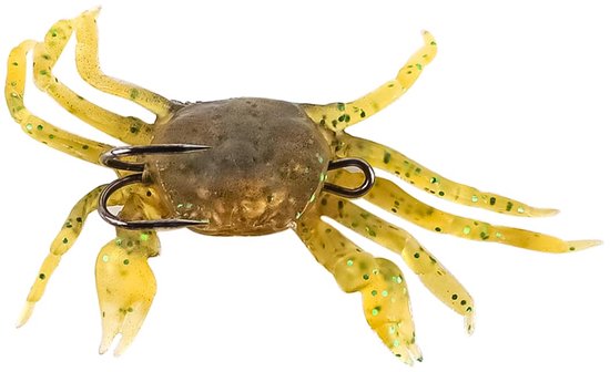 Realistische Krab Lokmiddelen voor Zeebaars en Zoetwatervissen - Vissnoer met Haken — afbeelding 5