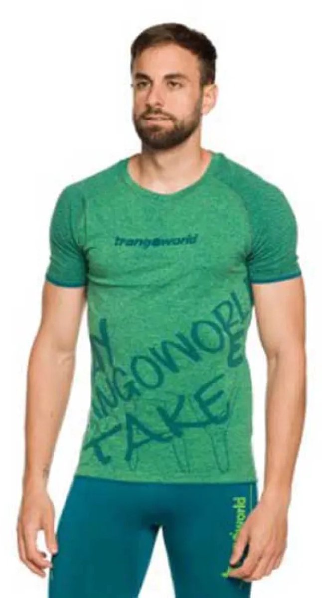 Trangoworld Cheust T-shirt Met Korte Mouwen Groen XL Man
