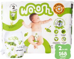 Woosh Maat 2 - Luiers - 168 stuks - 3 tot 6 kg
