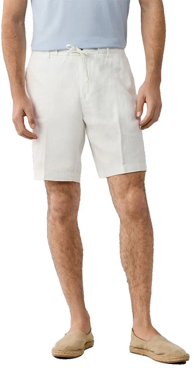 Hackett Hm8000010 Linen Korte Broek Wit 34 Man