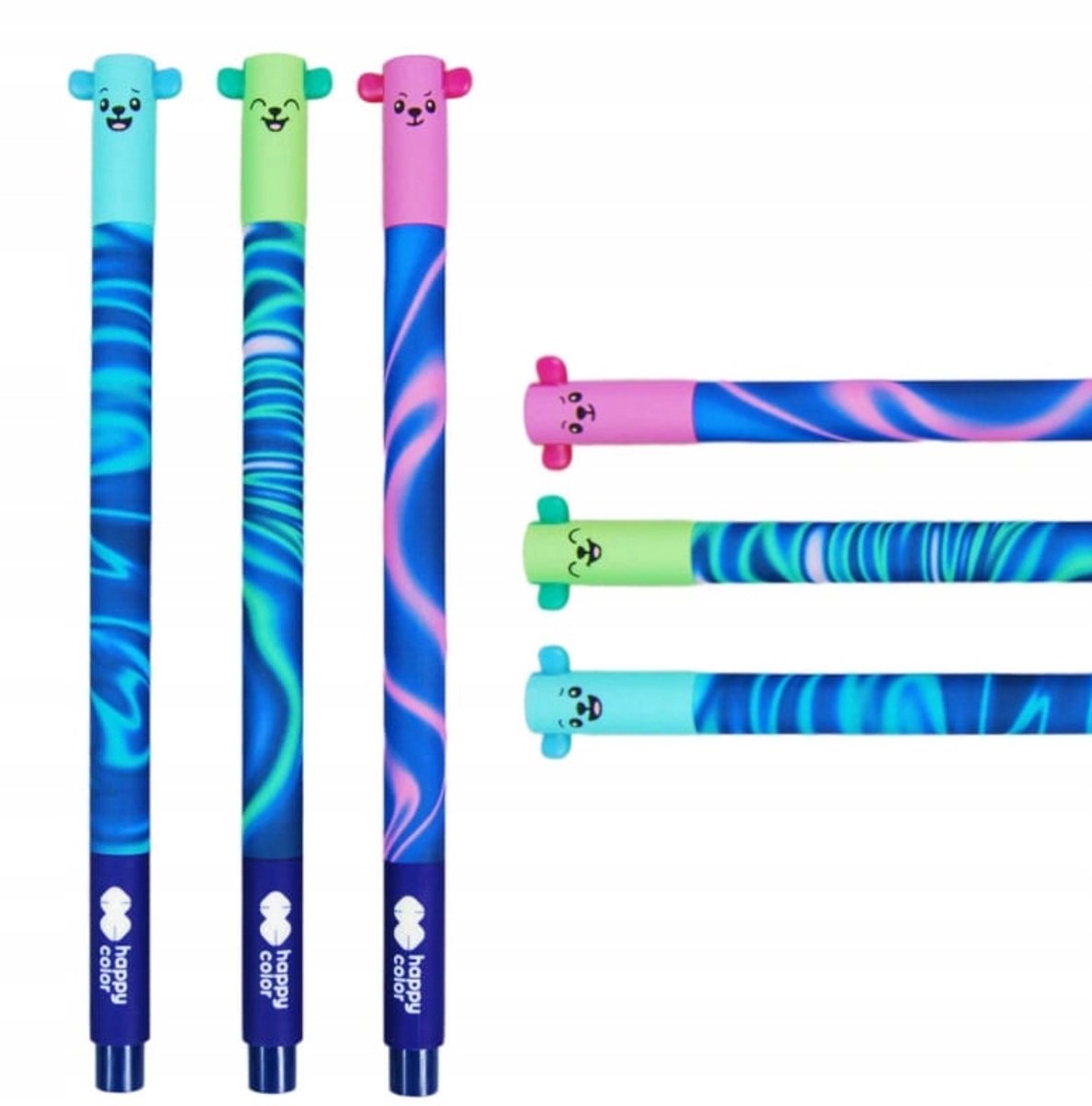 Happy Color Uitwisbare Pen Magic Sky Oortjes 0.5mm Mix Kleuren