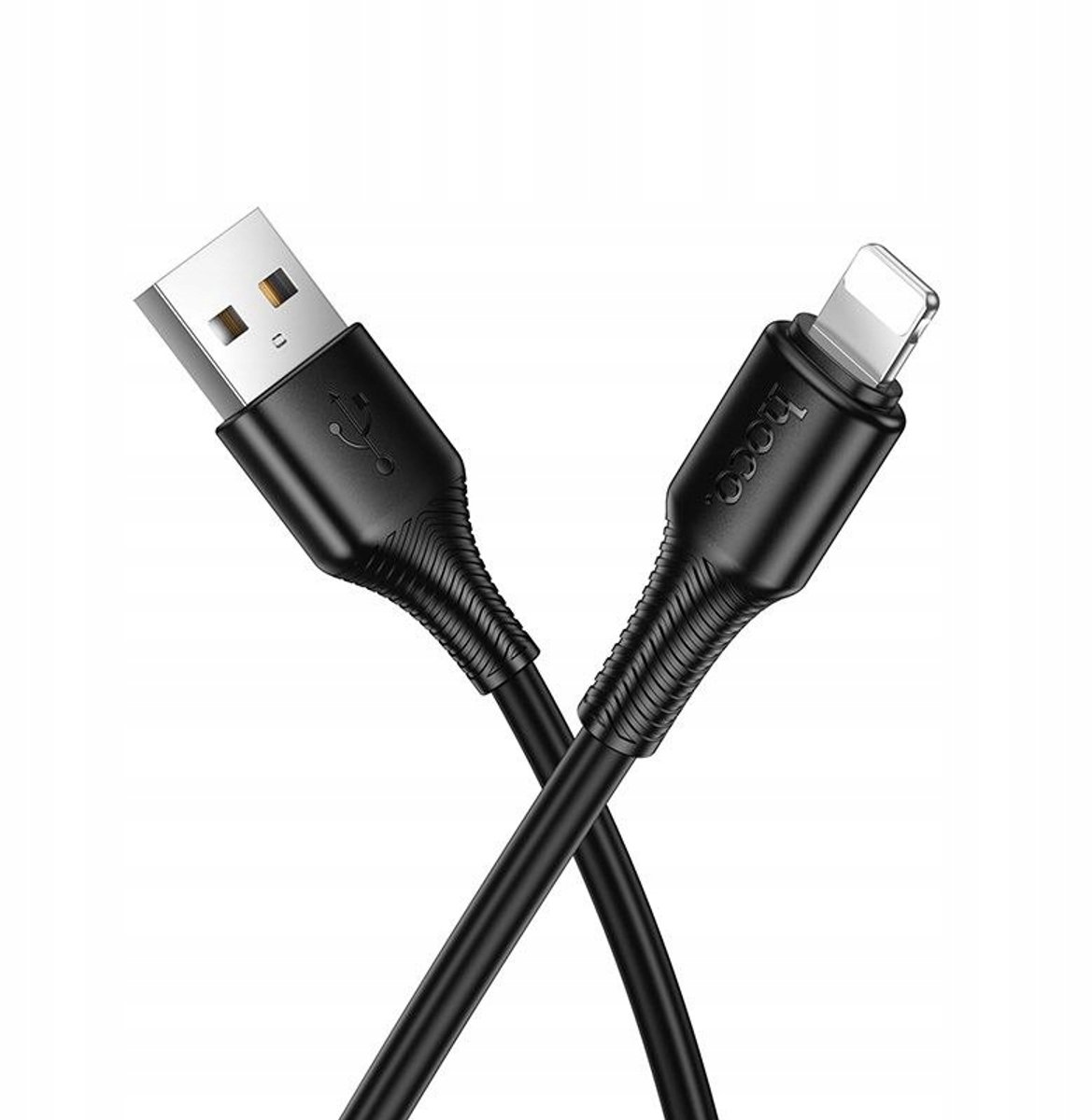 Hoco X120 USB-A naar Lightning Kabel 2.4A 1m Zwart