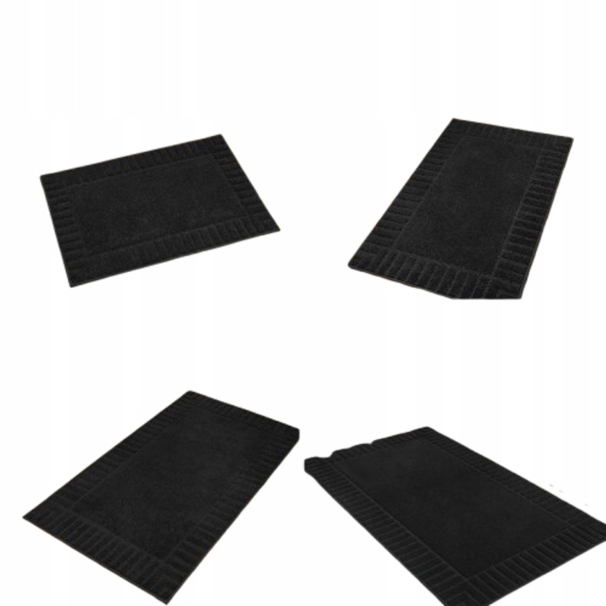 Antislip Deurmat 50x80 cm Zwart - Absorberend & Wasbaar