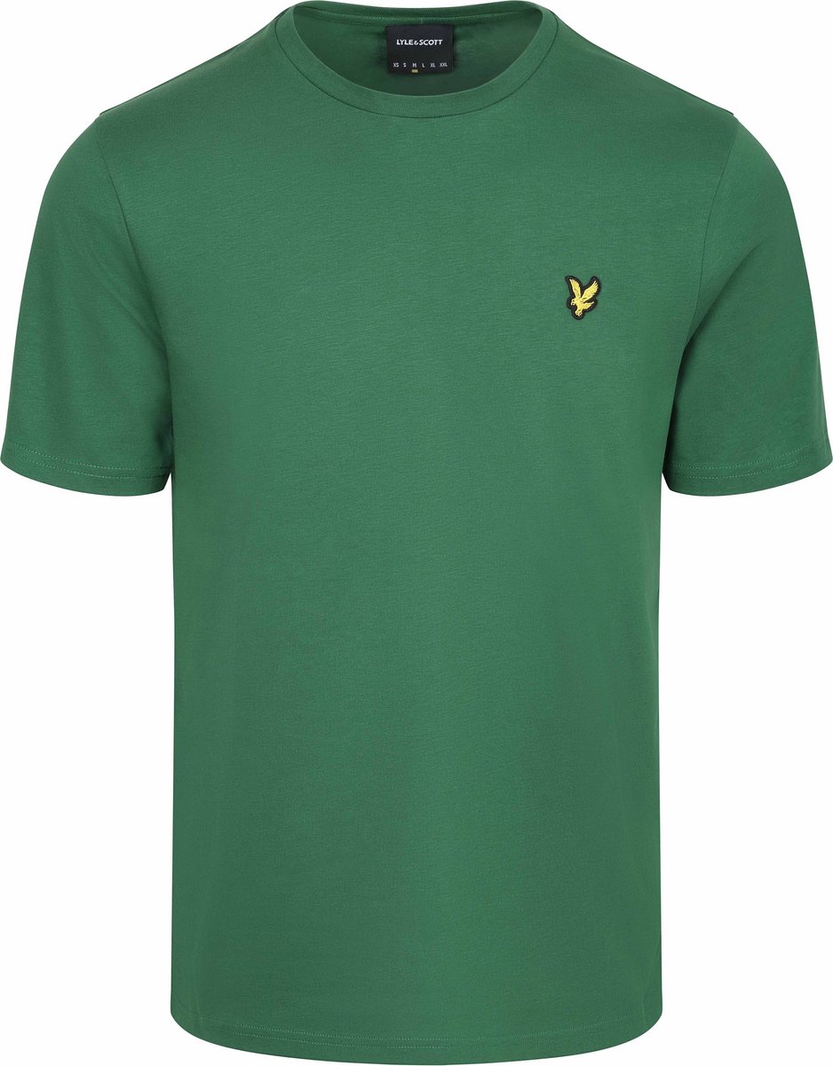 Lyle and Scott T-shirt Clover Groen - Maat M - Heren - Casual T-shirts