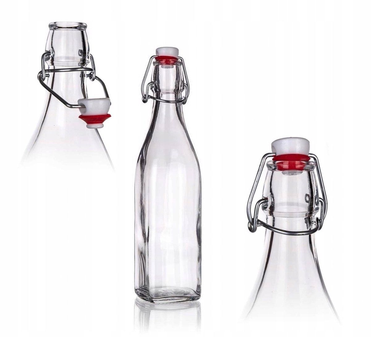 Bormioli glazen fles met clipdeksel - 500 ml voor sap en drankjes