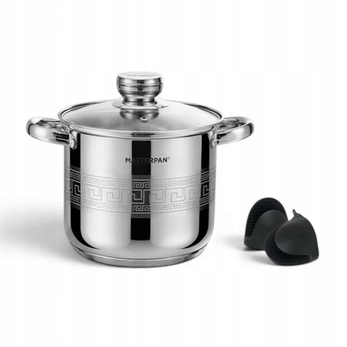 Roestvrijstalen kookpan 5,3 liter met deksel - diameter 20 cm