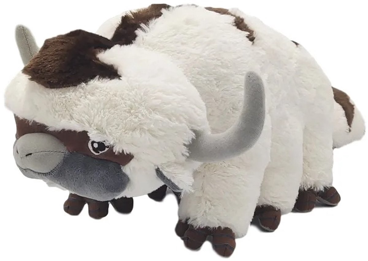 APPA knuffel - Zachte pluche 45-53 cm - The Last Airbender knuffel - Groot formaat Appa plush speelgoed voor kinderen en fans