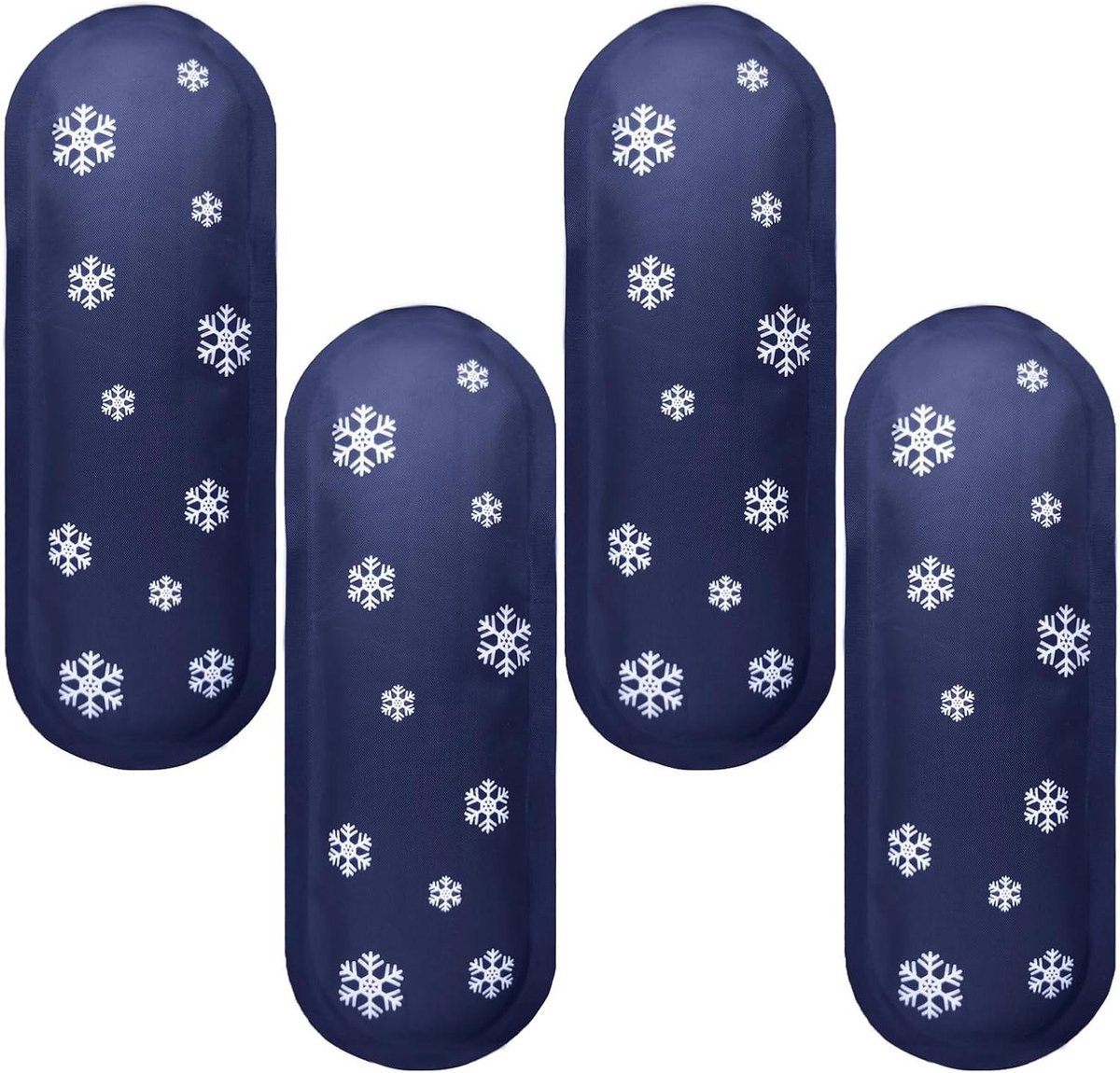 Koelbatterijen Set - Herbruikbare Gel Packs - Voedsel Koel Houden - Lange Koeltijd - 4 Stuks - Blauw